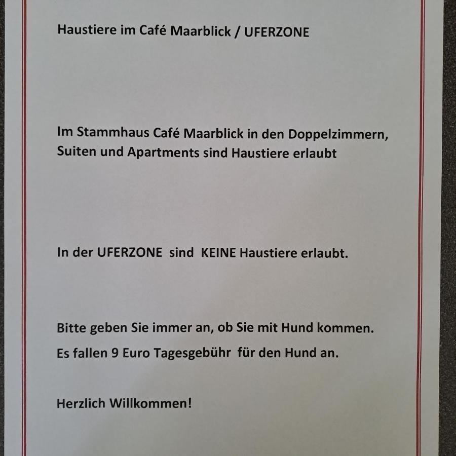 Hotel-Ferienwohnungen Cafe Maarblick Schalkenmehren Dış mekan fotoğraf